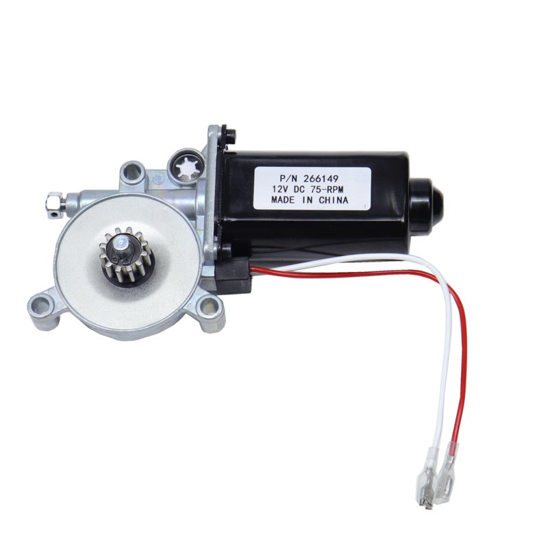 MOCW 266149 RV Power Awning Motor Replacement Universal Motor 12-Volt DC 75-RPM Compatible with Solera Power Awnings Including Flat, Pitched and Short Assemblies - Image 1